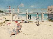 Charles conder Holiday at Mentone (nn02) oil painting picture wholesale